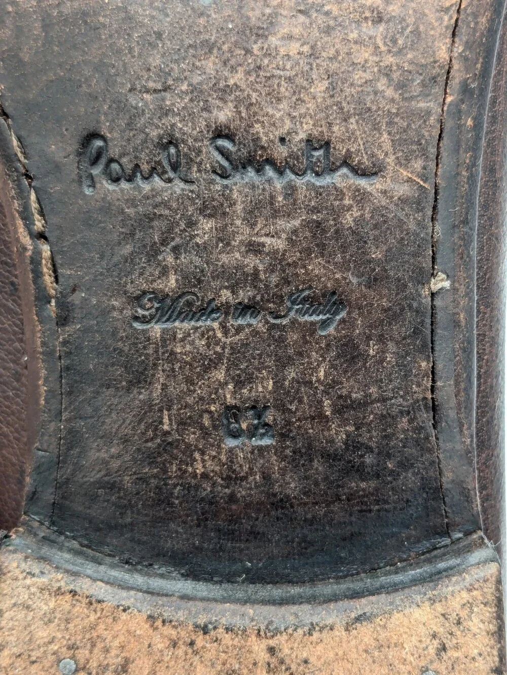 Paul Smith slip shoes show